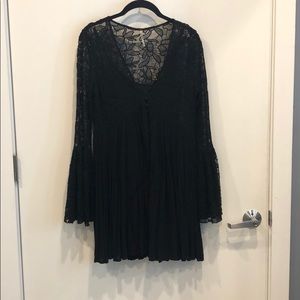 Free People black lace dress